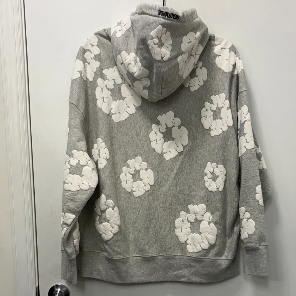 READYMADE TEARS GRAY HOODIE SWEATER.